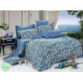 300TC 600 Thread 100% cotton printed bed sheet bedding set